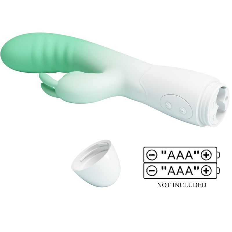 PRETTY LOVE - VIBRATORE CONIGLIO CERBERUS 3O VIBRAZIONI VERDE – Vibratori di coniglio – foto 8