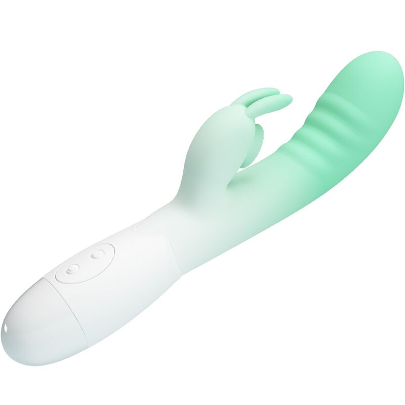 PRETTY LOVE - VIBRATORE CONIGLIO CERBERUS 3O VIBRAZIONI VERDE – Vibratori di coniglio – foto 4