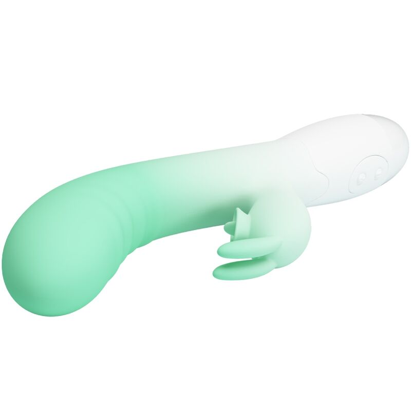 PRETTY LOVE - VIBRATORE CONIGLIO CERBERUS 3O VIBRAZIONI VERDE – Vibratori di coniglio – foto 5