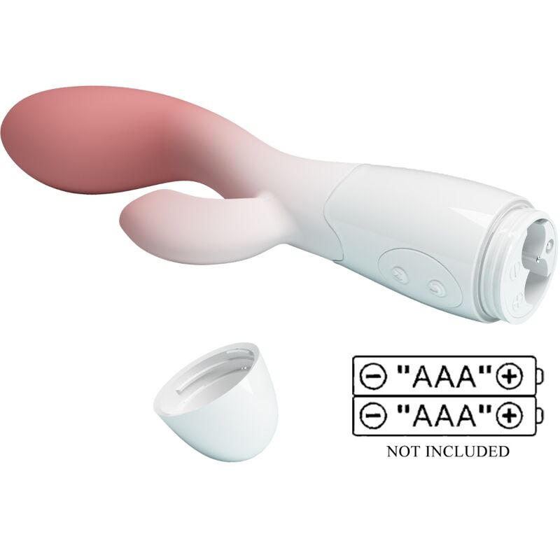 PRETTY LOVE - VIBRATORE PUNTO G LUMINOSO + STIMOLATORE CLITORIDEO 30 VIBRAZIONI ROSA – Vibratori di coniglio – foto 5