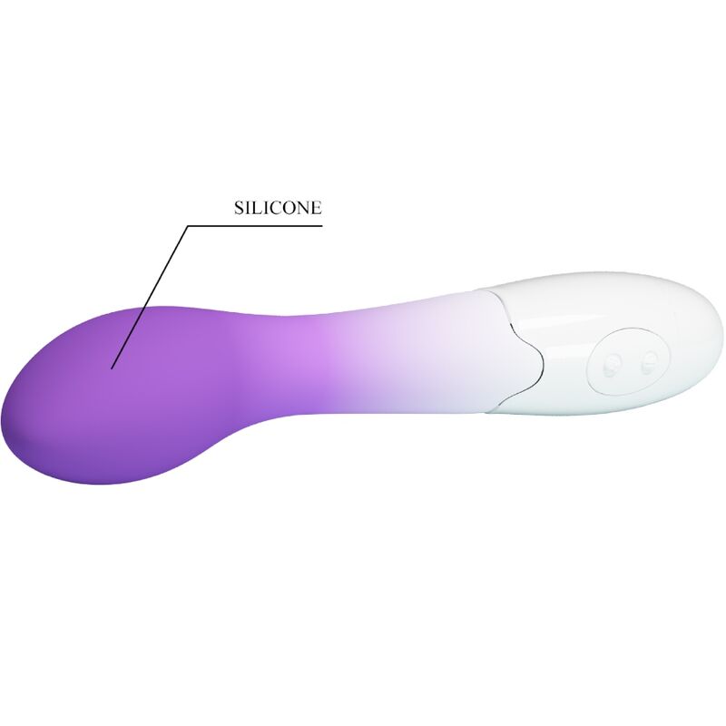 PRETTY LOVE - VIBRATORE PUNTO G BISHOP 30 VIBRAZIONI VIOLA – Vibratori a punto G – foto 3