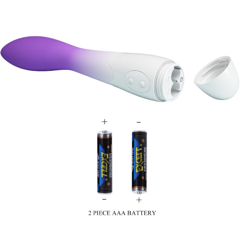 PRETTY LOVE - VIBRATORE PUNTO G BISHOP 30 VIBRAZIONI VIOLA – Vibratori a punto G – foto 5