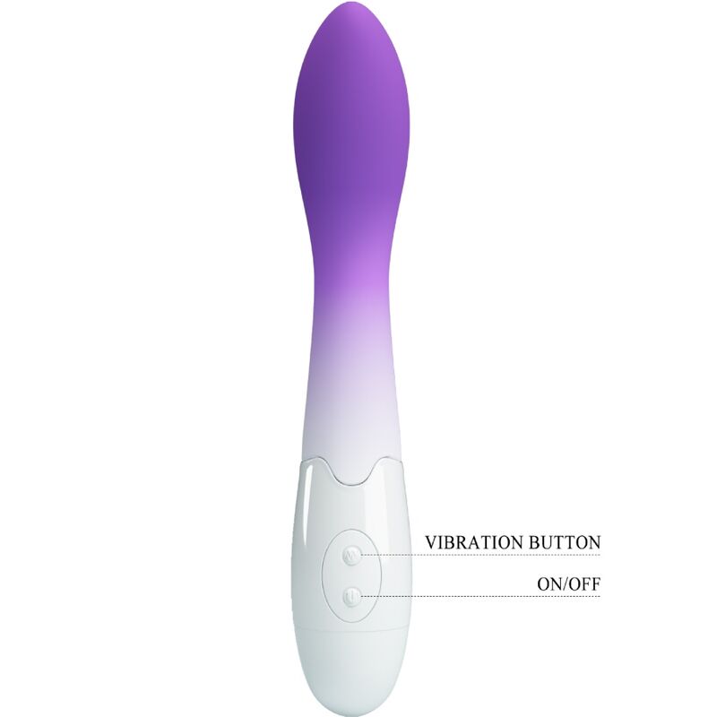 PRETTY LOVE - VIBRATORE PUNTO G BISHOP 30 VIBRAZIONI VIOLA – Vibratori a punto G – foto 2