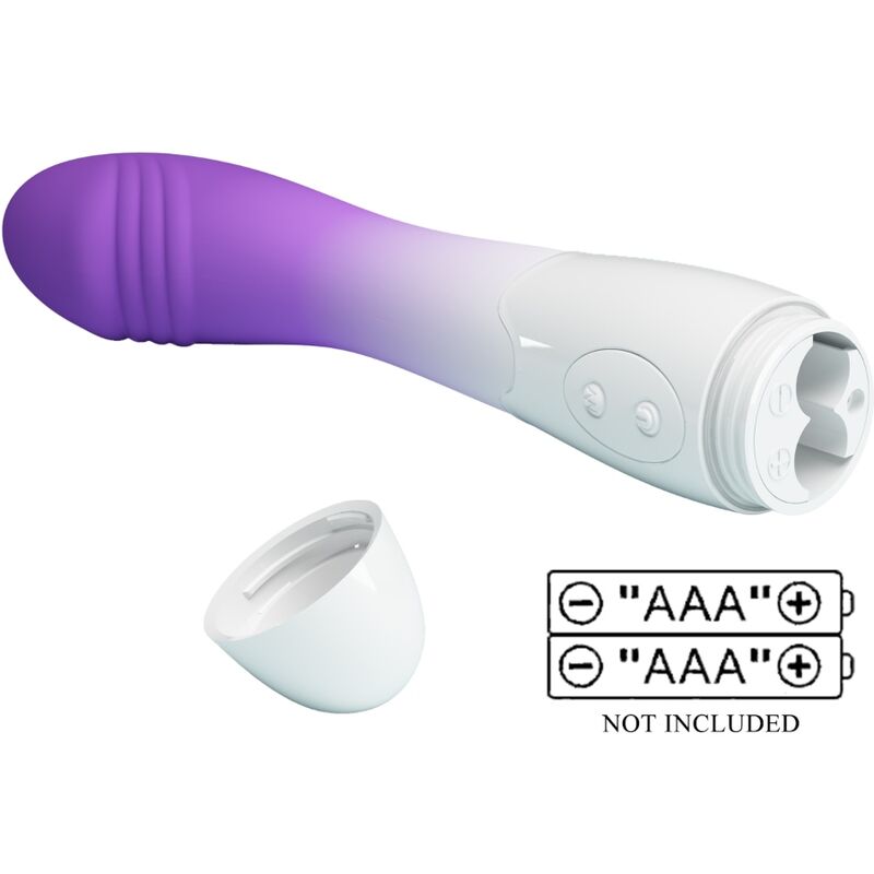 PRETTY LOVE - VIBRATORE ELEMENTAL G-SPOT 30 VIBRAZIONI VIOLA – Vibratori a punto G – foto 5