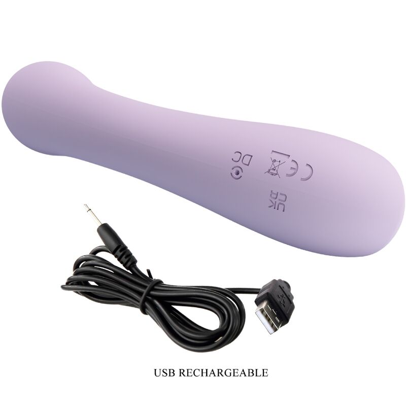 PRETTY LOVE - VIBRATORE CONIGLIO ROSOLYN 10 VIBRAZIONI VIOLA – Vibratori di coniglio – foto 5
