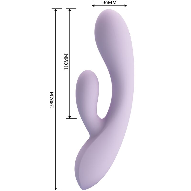 PRETTY LOVE - VIBRATORE CONIGLIO ROSOLYN 10 VIBRAZIONI VIOLA – Vibratori di coniglio – foto 6