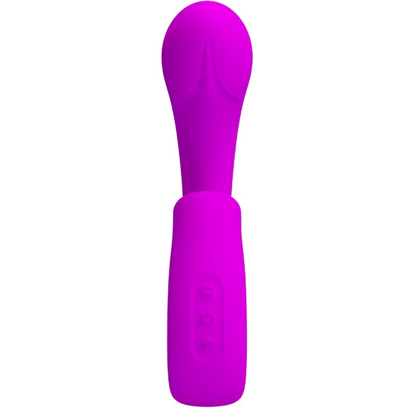 PRETTY LOVE - SIBEL SIBEL VIBRATORE PUNTO G + STIMOLATORE CLITORIDEO 10 VIBRAZIONI VIOLA – Vibratori HI-TECH – foto 3
