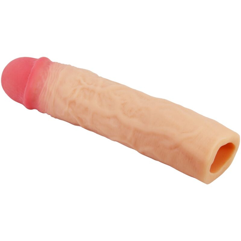 PRETTY LOVE - DEREK GUAINA PER PENE CON ESTENSIONE DA 7,6 CM FLESH – Copri pene con estensione – foto 3