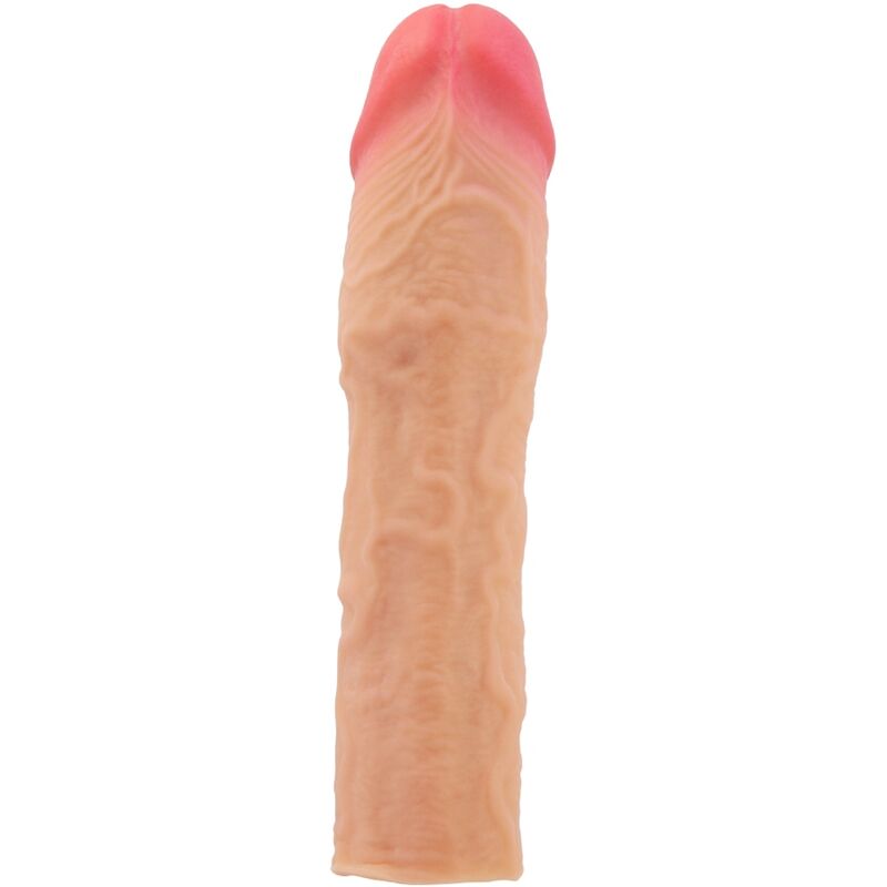 PRETTY LOVE - STEVENSON GUAINA PER PENE CON ESTENSIONE DA 7,6 CM FLESH – Copri pene con estensione – foto 2