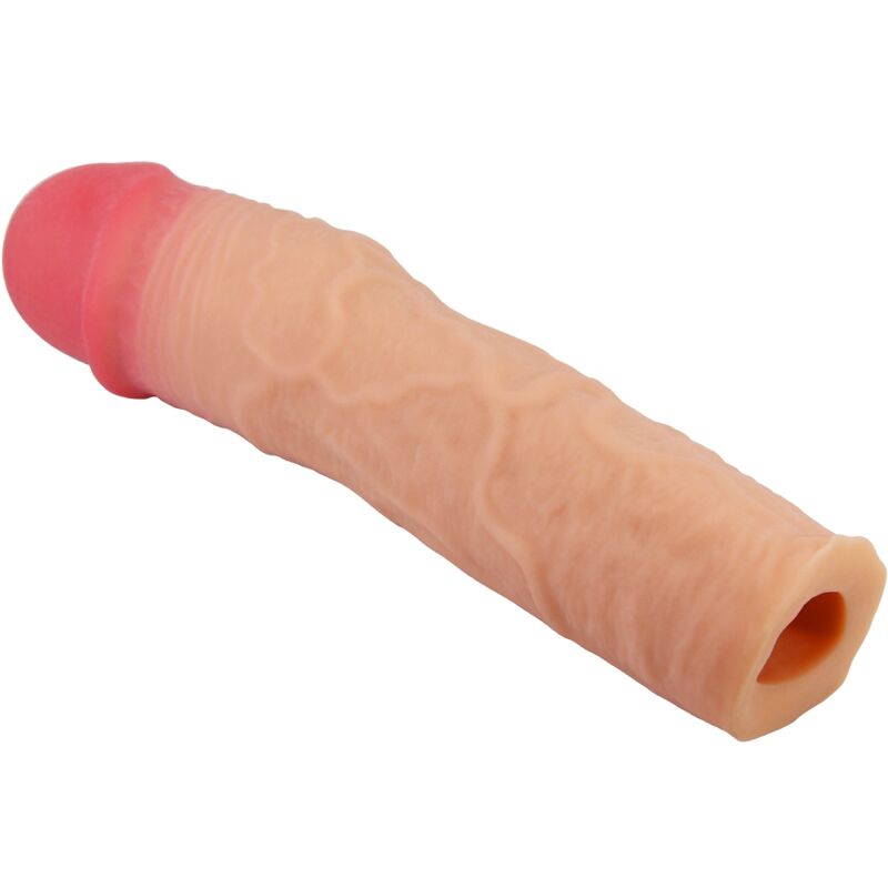 PRETTY LOVE - STEVENSON GUAINA PER PENE CON ESTENSIONE DA 7,6 CM FLESH – Copri pene con estensione – foto 3