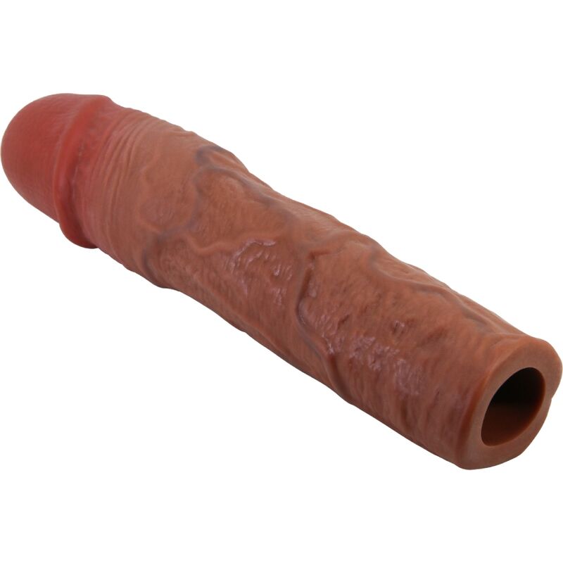 PRETTY LOVE - STEVENSON GUAINA PER PENE CON ESTENSIONE DA 7,6 CM MULATTO – Copri pene con estensione – foto 3