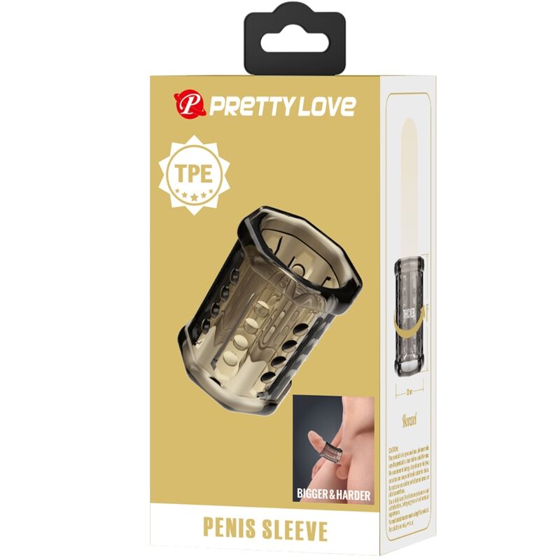 PRETTY LOVE - RONAEL GUAINA PER PENE SUPER ELASTICIZZATA TRASPARENTE – Manicotti per pene senza estensione – foto 5