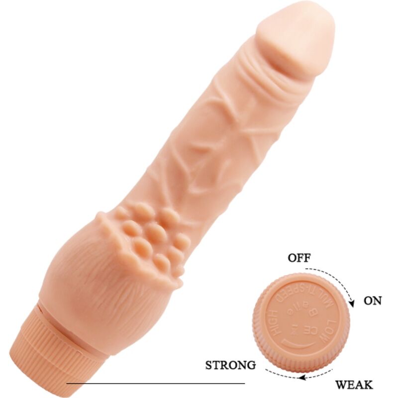 BAILE - BARBARA VIBRATORE REALISTICO 19,5 CM CARNE – Vibratori HI-TECH – foto 4