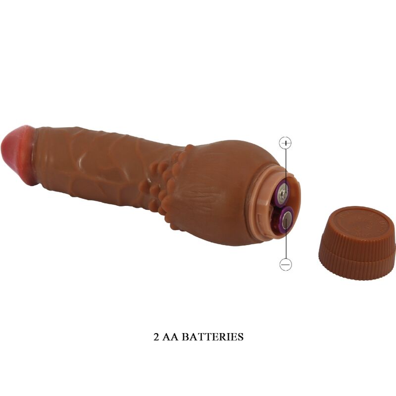 BAILE - BARBARA VIBRATORE REALISTICO 19,5 CM MULATTO – Vibratori HI-TECH – foto 4