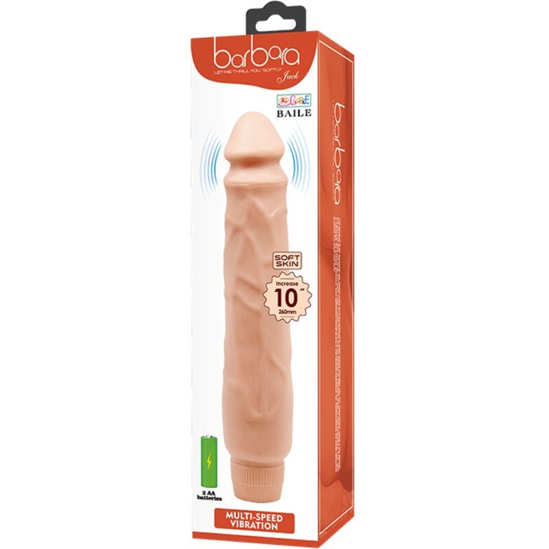 BAILE - JACK VIBRATORE REALISTICO 26 CM CARNE – Vibratori HI-TECH – foto 7