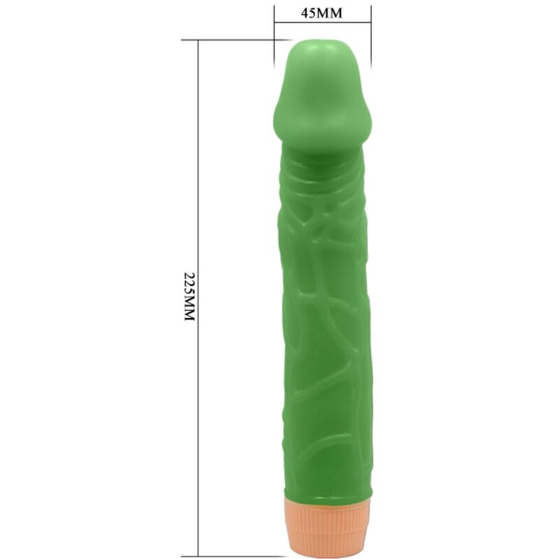 BAILE - BILL VIBRATORE REALISTICO 22,5 CM VERDE – Vibratori HI-TECH – foto 5