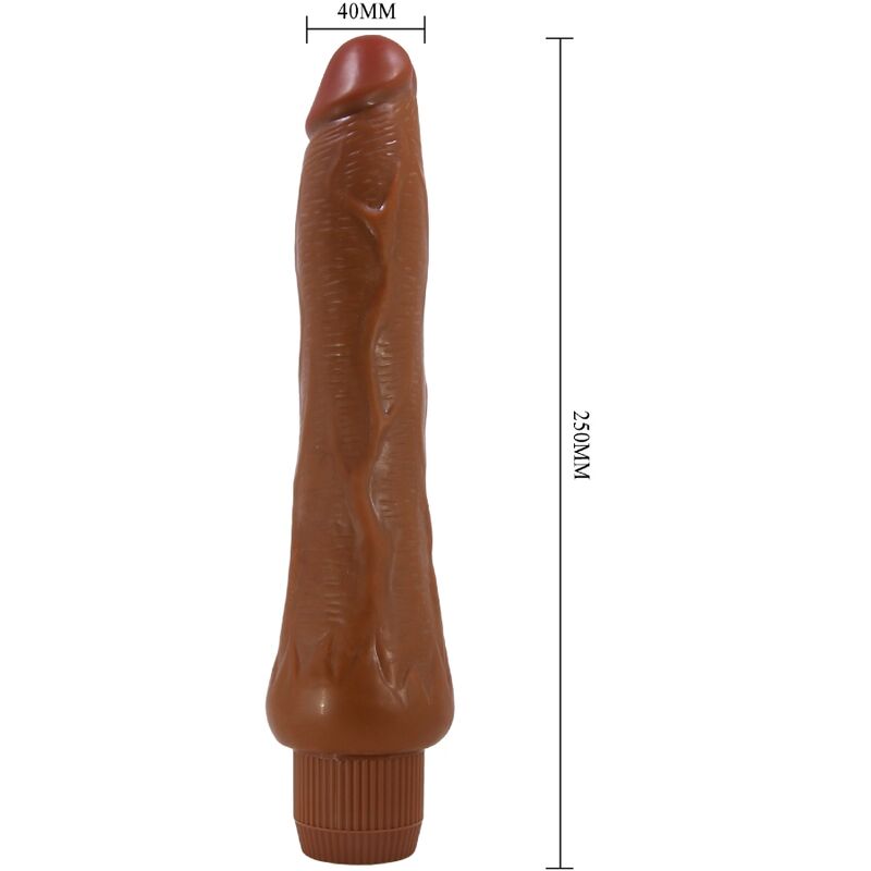 BAILE - DRYAD VIBRATORE REALISTICO 25 CM MULATTO – Vibratori HI-TECH – foto 4