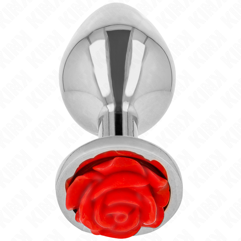 KINK - PLUG ANALE ROSA ROSSO TAGLIA M – Plug anale BDSM – foto 2