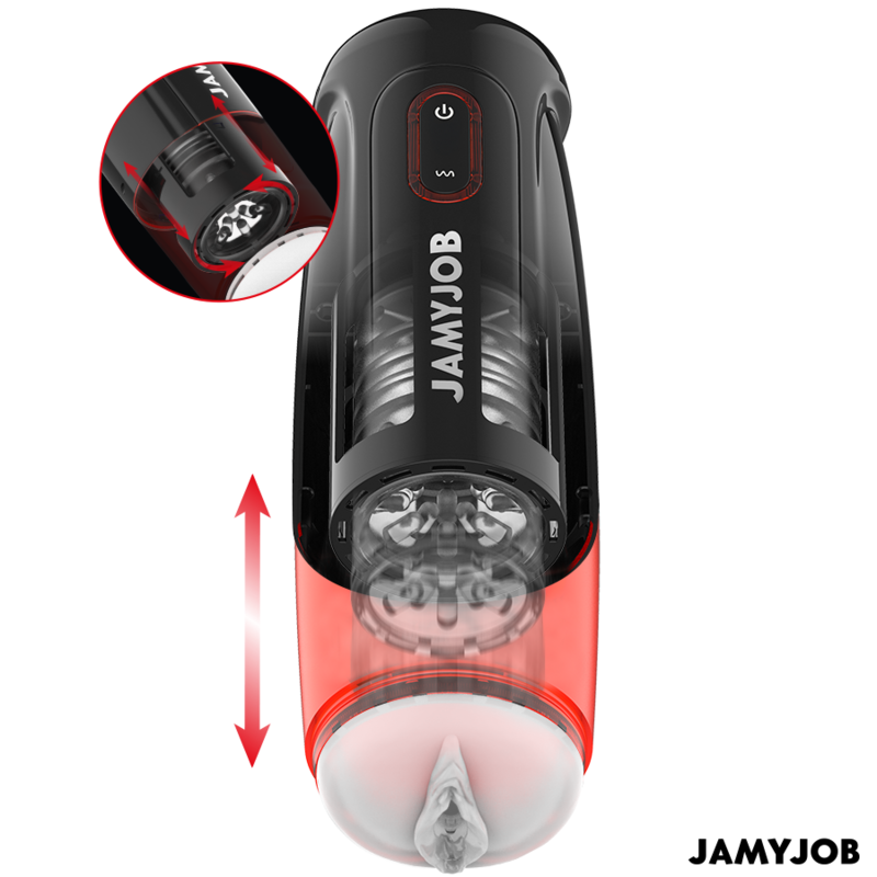 JAMYJOB - STORM MASTURBATORE VAGINALE AUTOMATICO CON 10 MODALITÀ, ROTAZIONE E SPINTA – Vagine con vibrazione – foto 2