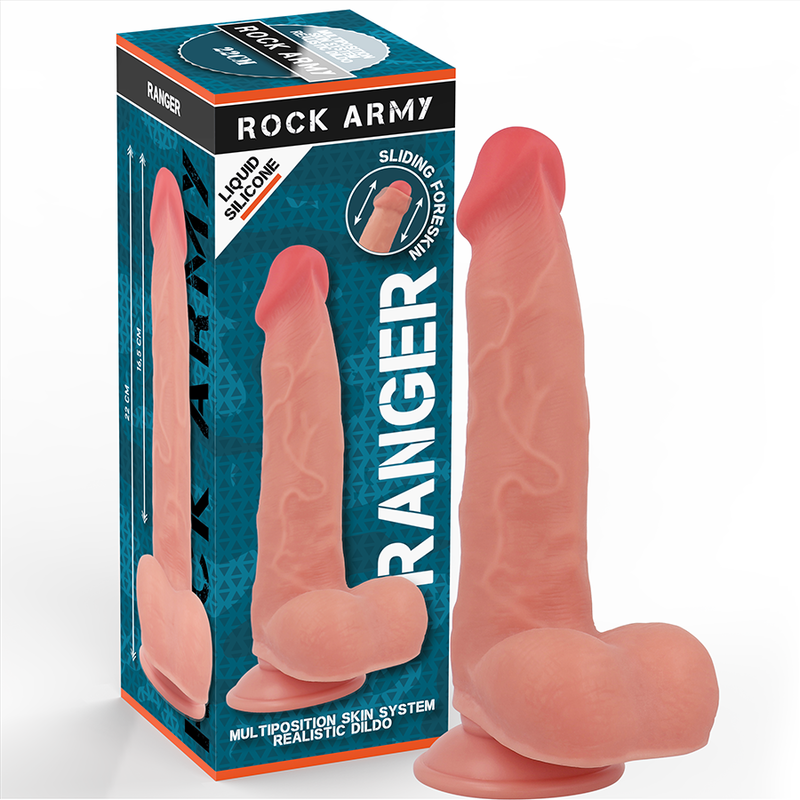 ROCKARMY - SILICONE LIQUIDO RANGER 22 CM -O- 3.6 CM – Peni realistici – foto 2