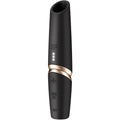 SATISFYER - STIMOLATORE PERFETTO KISS WAVE PER CLITORIDE NERO / ORO – Per il clitoride