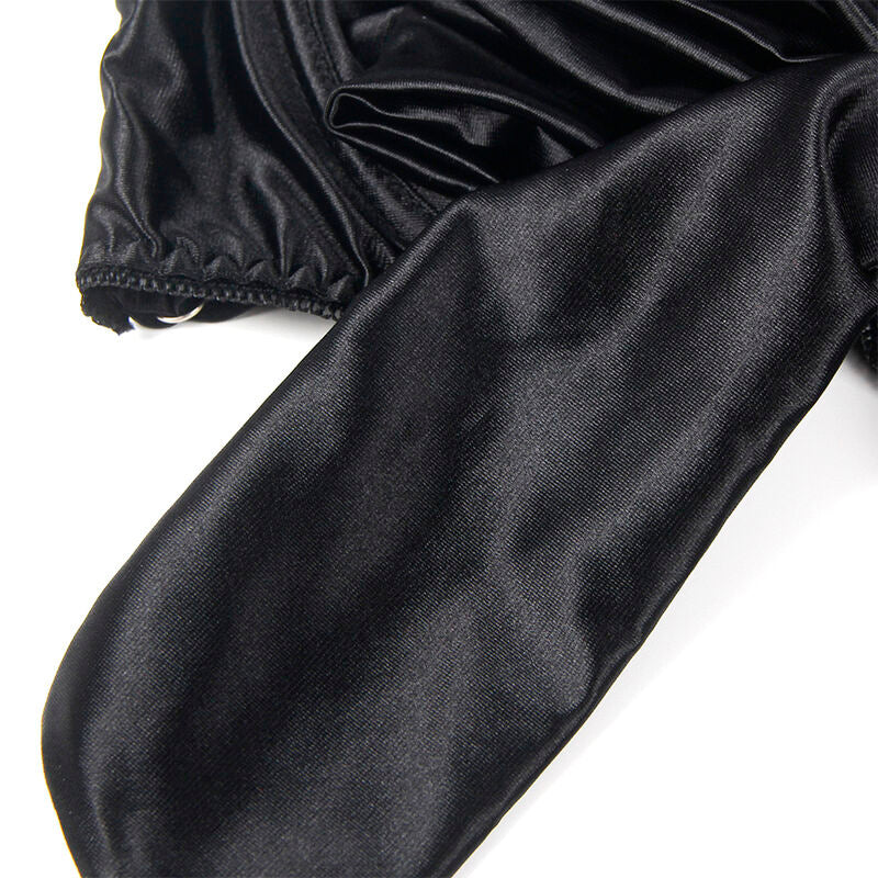 SUBBLIME - 955199 COMPLETO REGGISENO CON FIOCCO NERO REGOLABILE S/M – Insieme sexy della biancheria – foto 13