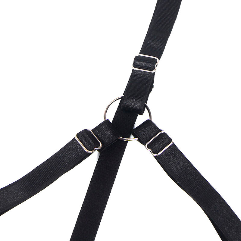 SUBBLIME - 955199 COMPLETO REGGISENO CON FIOCCO NERO REGOLABILE S/M – Insieme sexy della biancheria – foto 14