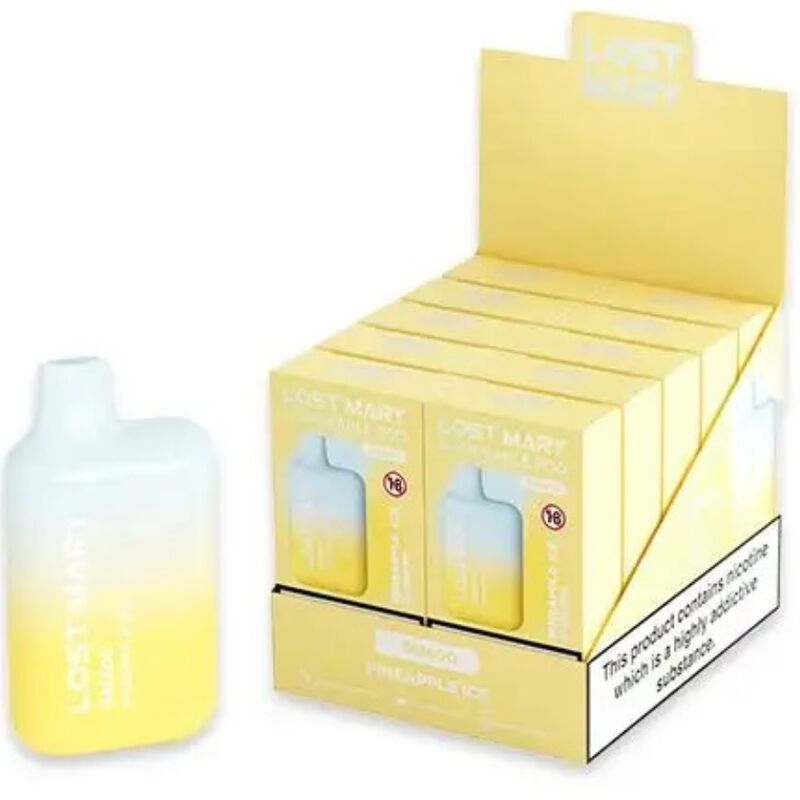 LOST MARY - BM600 NICOTINA VAPER 2% MONOUSO ANANAS GHIACCIO – Svapatori – foto 2
