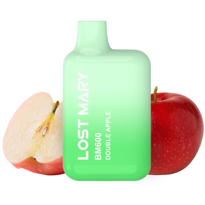 LOST MARY - BM600 NICOTINA VAPER 2% MONOUSO DOPPIA MELA – Svapatori