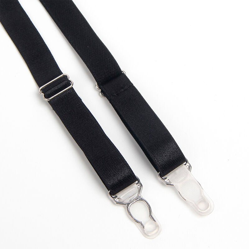 SUBBLIME - 955236 REGGISENO BONDAGE NERO CON GIARRETTIERA SET S/M – Insieme sexy della biancheria – foto 7
