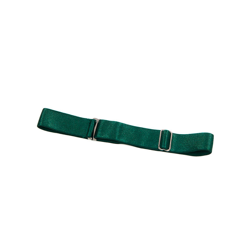 SUBBLIME - 955434 ABITO CON SPALLINE IN PELLE VERDE S/M – Abiti sexy – foto 10