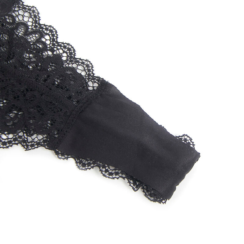 SUBBLIME - 955458 BODY IN PELLE NERA CON ZIP S/M – Body – foto 9