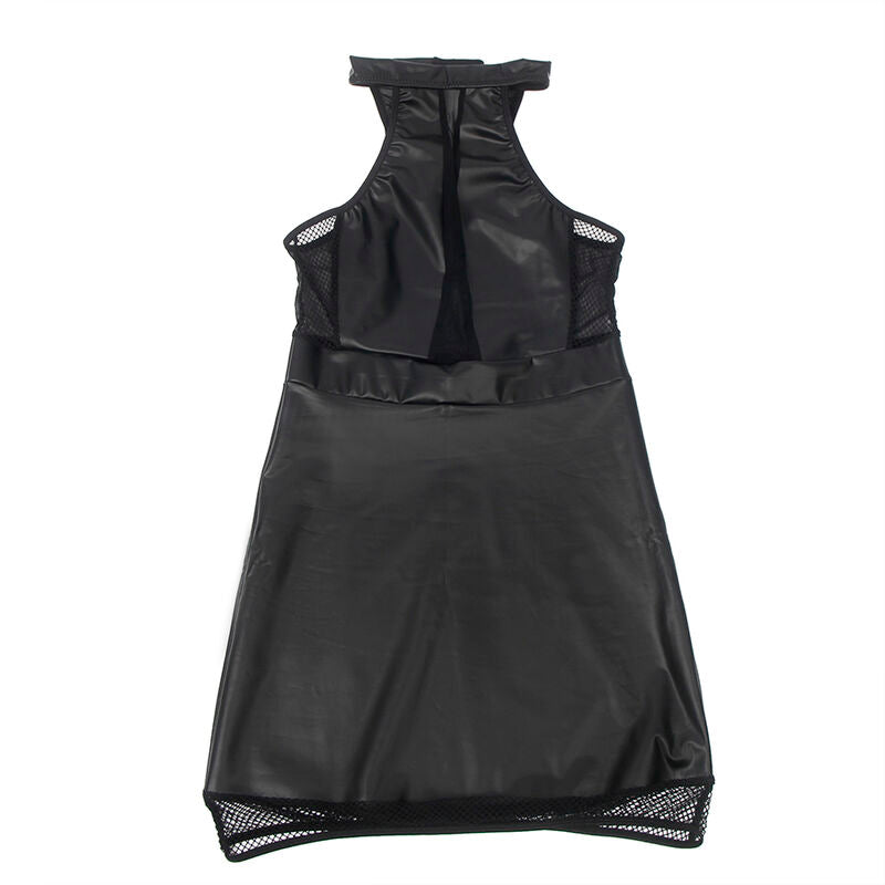 SUBBLIME - 955489 ABITO CON SCOLLO ALTO E TRASPARENZE NERO L/XL – Abiti sexy – foto 6