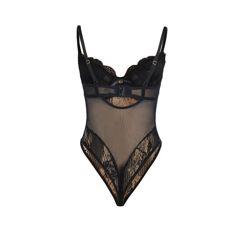 SUBBLIME - 955625 BODY IN PIZZO CON CHIUSURA INFERIORE NERO L/XL – Body – foto 5