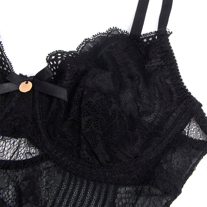 SUBBLIME - 955625 BODY IN PIZZO CON CHIUSURA INFERIORE NERO L/XL – Body – foto 7