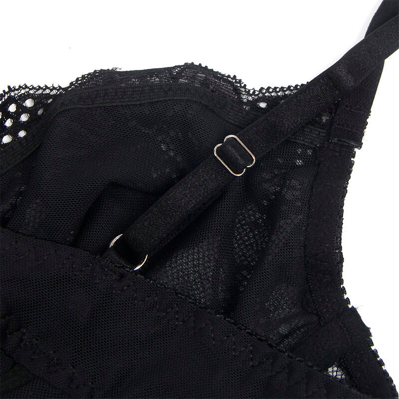 SUBBLIME - 955625 BODY IN PIZZO CON CHIUSURA INFERIORE NERO L/XL – Body – foto 8