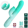 PRETTY LOVE - VIBRATORE MULTIFUNZIONE CONIGLIO GIGI VERDE ACQUA – Vibratori di coniglio