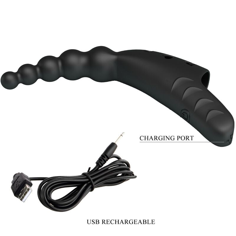PRETTY LOVE - VIBRATORE DA DITA JORDIN 10 VIBRAZIONI NERO – Vibratori da dito – foto 9