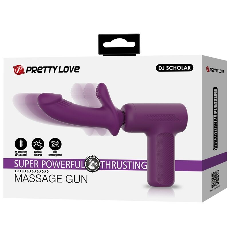 PRETTY LOVE - DJ SCHOLAR MASSAGGIATORE 5 IMPOSTAZIONI VIOLA – Massaggiatrici – foto 11