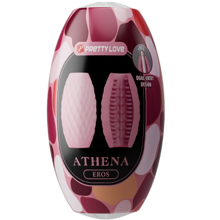 PRETTY LOVE - ATHENA EROS SILICONE MASTURBATORE MASCHILE ROSA – Vari masturbatori – foto 7
