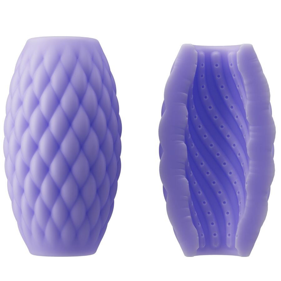 PRETTY LOVE - ATHENA EROS SILICONE MASTURBATORE MASCHILE VIOLA – Vari masturbatori – foto 2