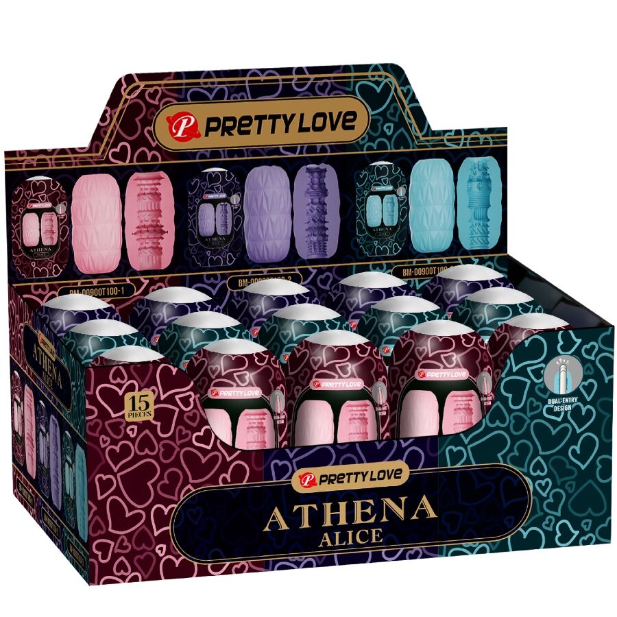 PRETTY LOVE - ATHENA ALICE PACK 15 VARI MASTURBATORI MASCHILI – Vari masturbatori