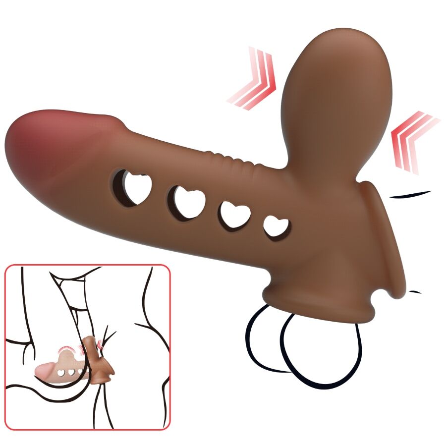 PRETTY LOVE - GUAINA PER PENE TYRONN CON AIRBAG – Copri pene con estensione – foto 11