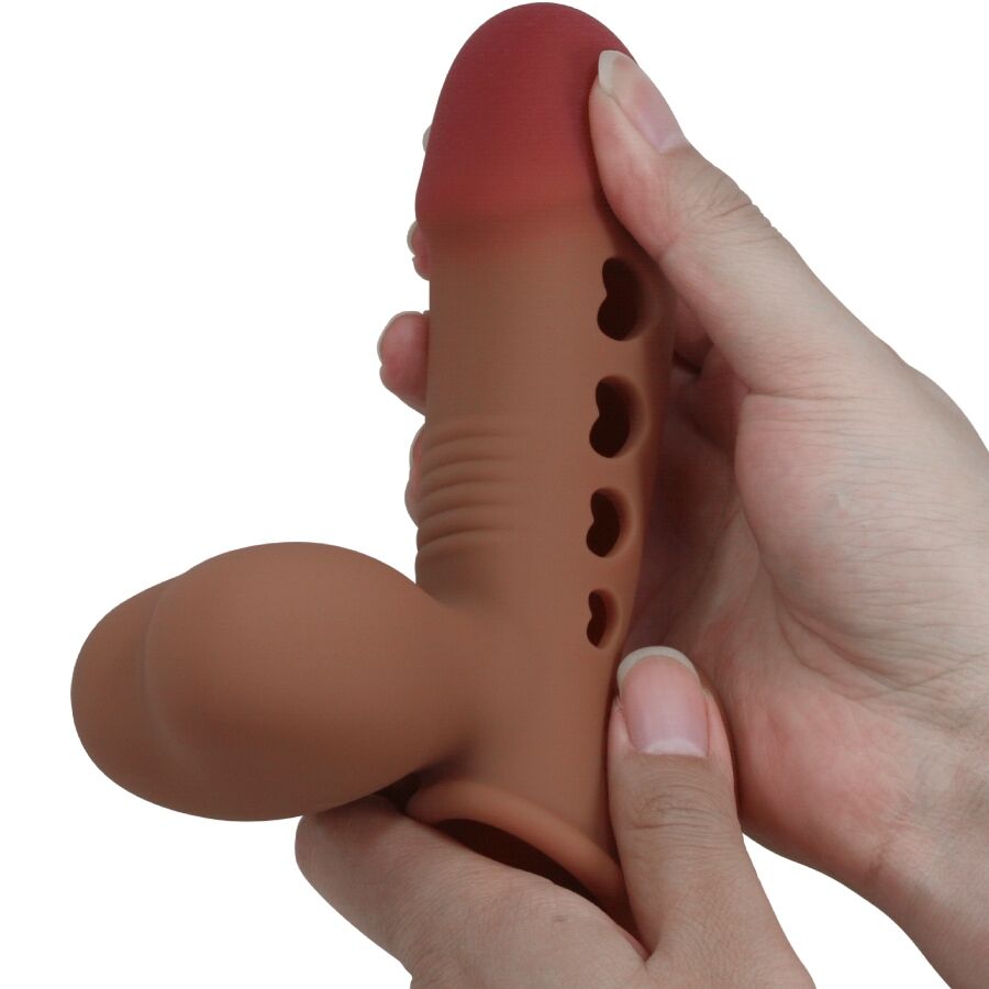 PRETTY LOVE - GUAINA PER PENE TYRONN CON AIRBAG – Copri pene con estensione – foto 8