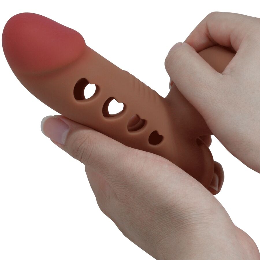 PRETTY LOVE - GUAINA PER PENE TYRONN CON AIRBAG – Copri pene con estensione – foto 9