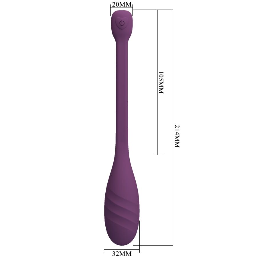 PRETTY LOVE - VIBRATORE CONTROLLATO DA APP LEVIATHAN VIOLA – Vibratori con APP – foto 6