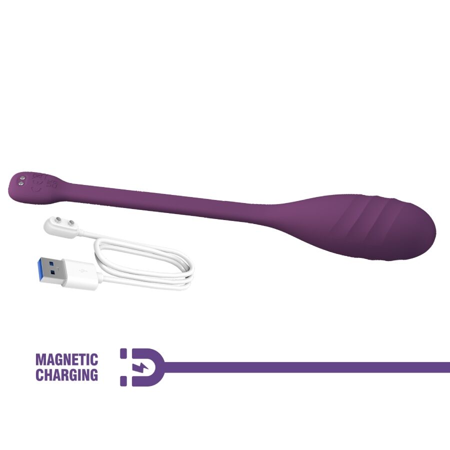 PRETTY LOVE - VIBRATORE CONTROLLATO DA APP LEVIATHAN VIOLA – Vibratori con APP – foto 7