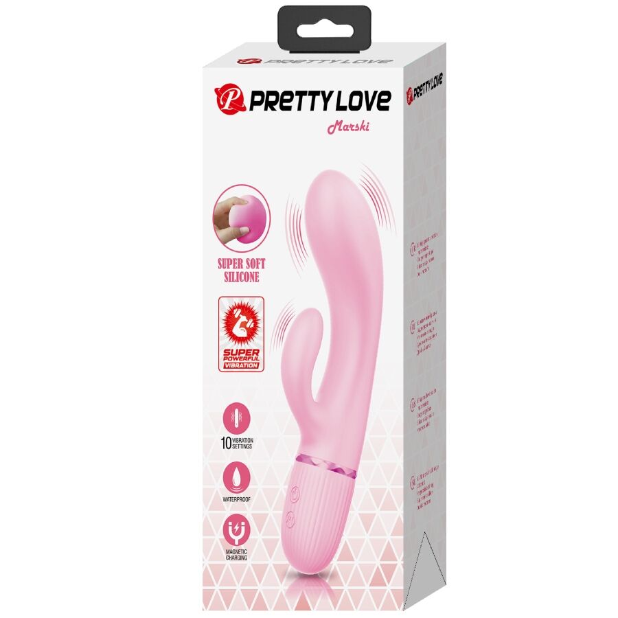 PRETTY LOVE - VIBRATORE CONIGLIO MARSKI E PUNTO G ROSA – Vibratori di coniglio – foto 10