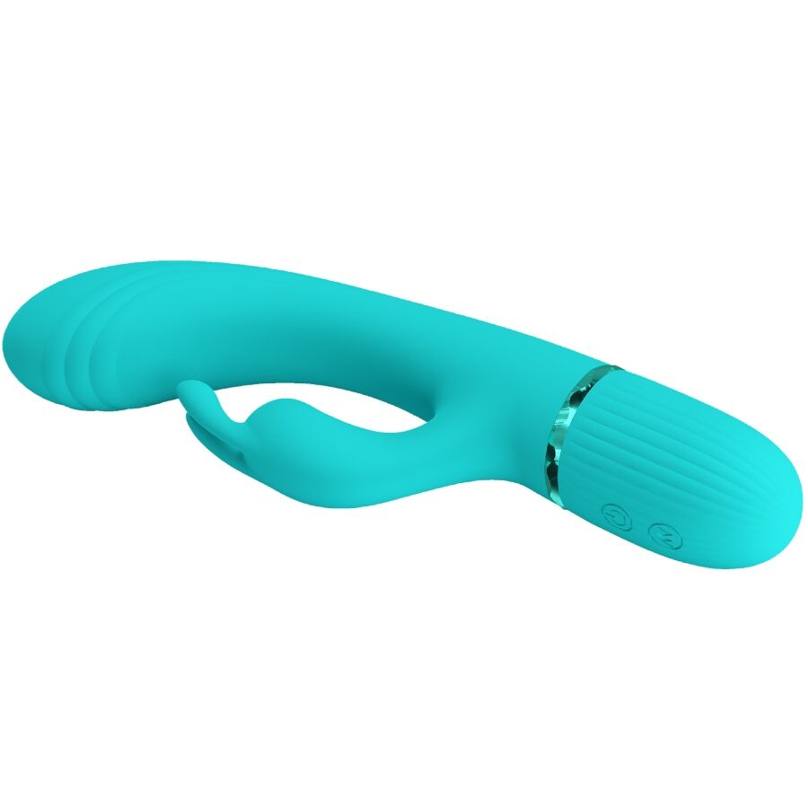 PRETTY LOVE - SCOCCO VIBRATORE CONIGLIO TURCHESE – Vibratori di coniglio – foto 5