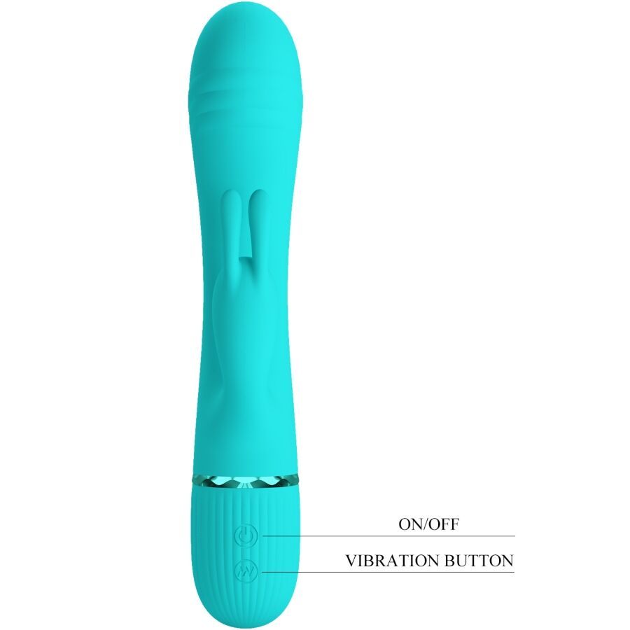 PRETTY LOVE - SCOCCO VIBRATORE CONIGLIO TURCHESE – Vibratori di coniglio – foto 9